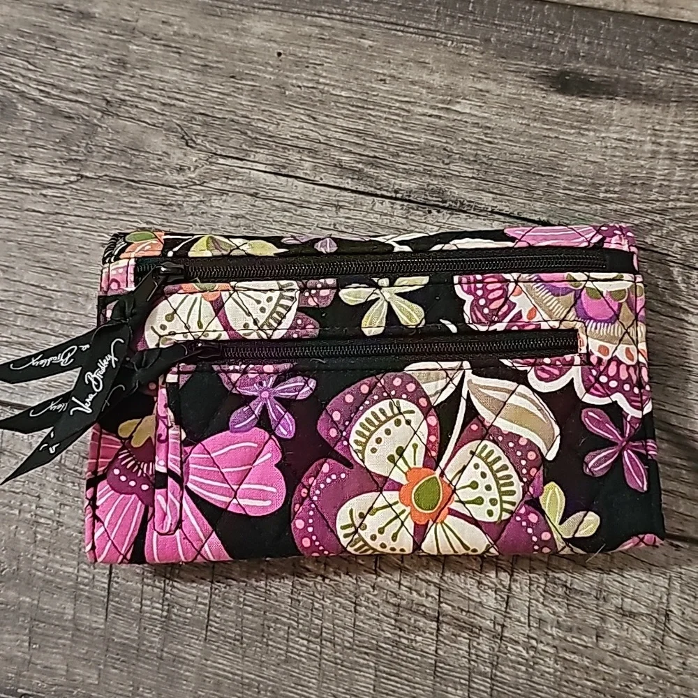 Vera Bradley Floral Clutch Wallet - Picture 2 of 6